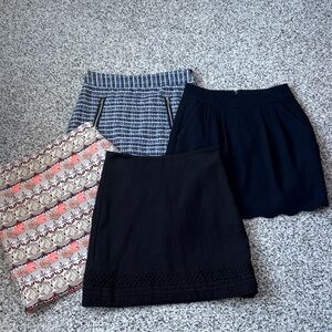 Loft mini skirts set of 4 00 petite